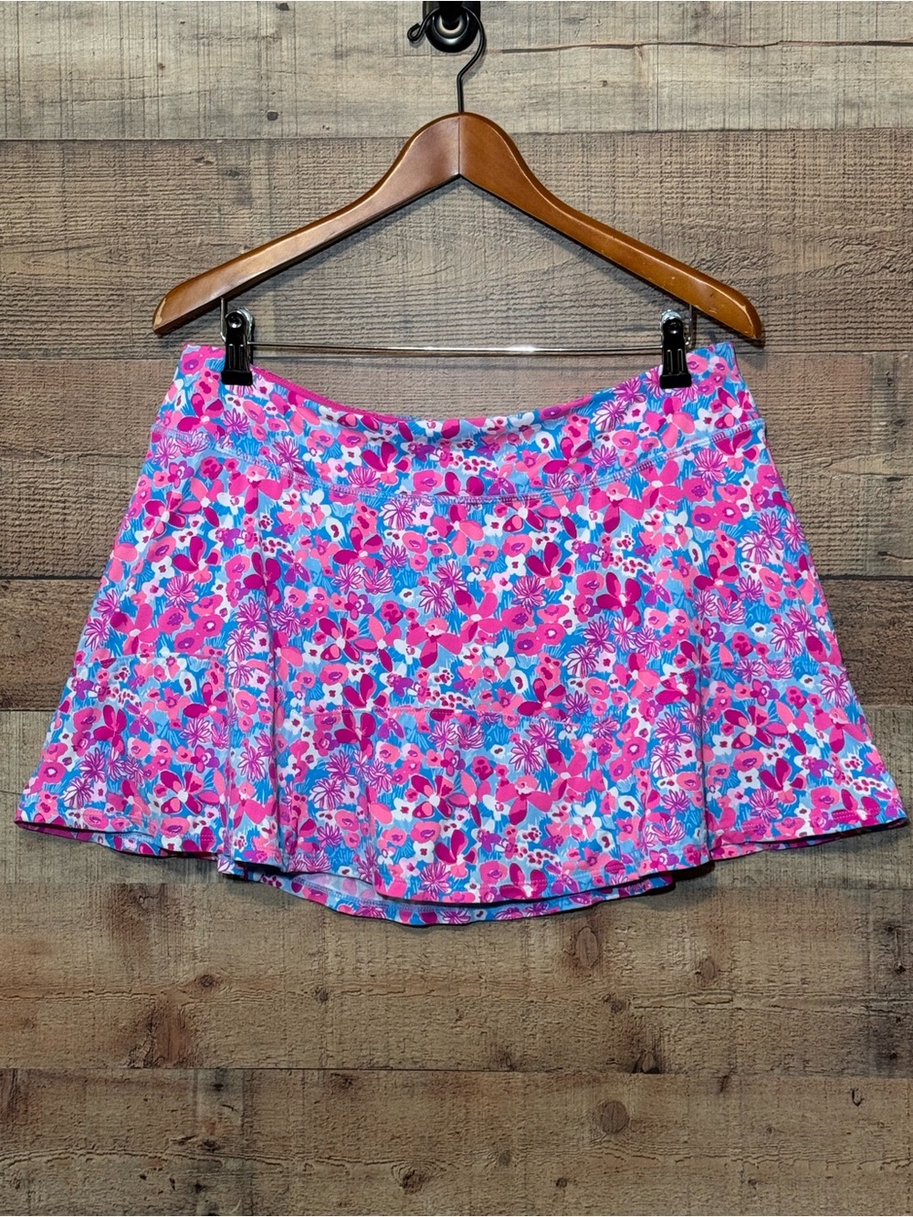 Lilly Pulitzer Corrine Aura Pink BABY BLOOMER Luxletic Skort size XL Golf - Picture 2 of 9